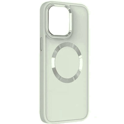 TPU чохол Bonbon Metal Style with MagSafe для Apple iPhone 11 (6.1") Білий / White TPU чохол Bonbon Metal Style with MagSafe для Apple iPhone 11 (6.1") Білий / White
