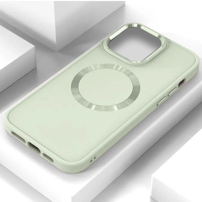 TPU чохол Bonbon Metal Style with MagSafe для Apple iPhone 11 (6.1") Білий / White TPU чохол Bonbon Metal Style with MagSafe для Apple iPhone 11 (6.1") Білий / White