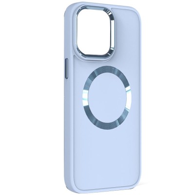 TPU чохол Bonbon Metal Style with MagSafe для Apple iPhone 11 (6.1") Блакитний / Mist Blue TPU чохол Bonbon Metal Style with MagSafe для Apple iPhone 11 (6.1") Блакитний / Mist Blue