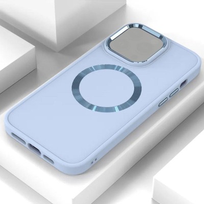 TPU чохол Bonbon Metal Style with MagSafe для Apple iPhone 11 (6.1") Блакитний / Mist Blue TPU чохол Bonbon Metal Style with MagSafe для Apple iPhone 11 (6.1") Блакитний / Mist Blue