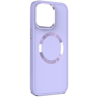 TPU чохол Bonbon Metal Style with MagSafe для Apple iPhone 11 (6.1") Бузковий / Dasheen TPU чохол Bonbon Metal Style with MagSafe для Apple iPhone 11 (6.1") Бузковий / Dasheen