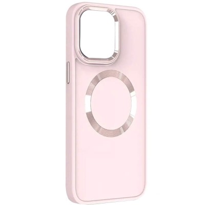 TPU чохол Bonbon Metal Style with MagSafe для Apple iPhone 11 (6.1") Рожевий / Light Pink TPU чохол Bonbon Metal Style with MagSafe для Apple iPhone 11 (6.1") Рожевий / Light Pink