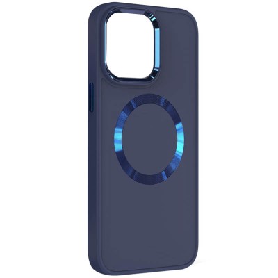 TPU чохол Bonbon Metal Style with MagSafe для Apple iPhone 11 (6.1") Синій / Cosmos Blue TPU чохол Bonbon Metal Style with MagSafe для Apple iPhone 11 (6.1") Синій / Cosmos Blue