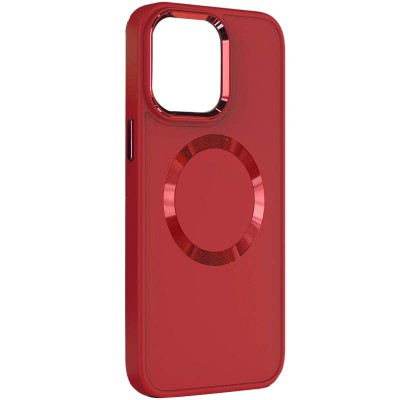 TPU чохол Bonbon Metal Style with MagSafe для Apple iPhone 11 (6.1") Червоний / Red TPU чохол Bonbon Metal Style with MagSafe для Apple iPhone 11 (6.1") Червоний / Red
