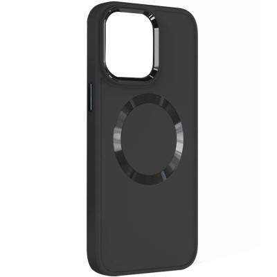 TPU чохол Bonbon Metal Style with MagSafe для Apple iPhone 11 (6.1") Чорний / Black TPU чохол Bonbon Metal Style with MagSafe для Apple iPhone 11 (6.1") Чорний / Black