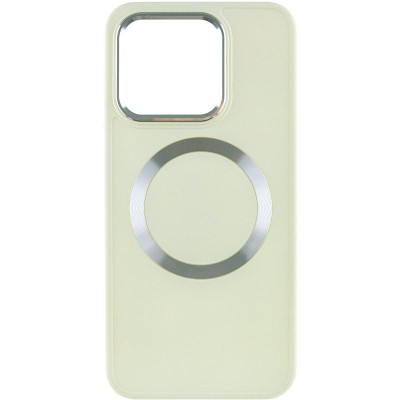 TPU чохол Bonbon Metal Style with MagSafe для Xiaomi 13 Білий / White TPU чохол Bonbon Metal Style with MagSafe для Xiaomi 13 Білий / White