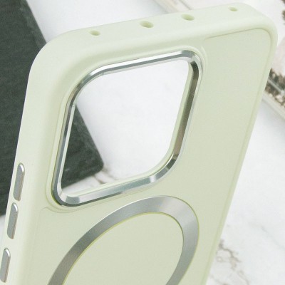 TPU чохол Bonbon Metal Style with MagSafe для Xiaomi 13 Білий / White TPU чохол Bonbon Metal Style with MagSafe для Xiaomi 13 Білий / White