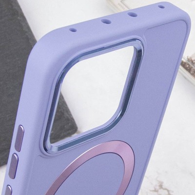 TPU чохол Bonbon Metal Style with MagSafe для Xiaomi 13 Бузковий / Dasheen TPU чохол Bonbon Metal Style with MagSafe для Xiaomi 13 Бузковий / Dasheen