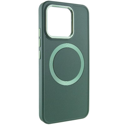 TPU чохол Bonbon Metal Style with MagSafe для Xiaomi 13 Зелений / Army Green TPU чохол Bonbon Metal Style with MagSafe для Xiaomi 13 Зелений / Army Green