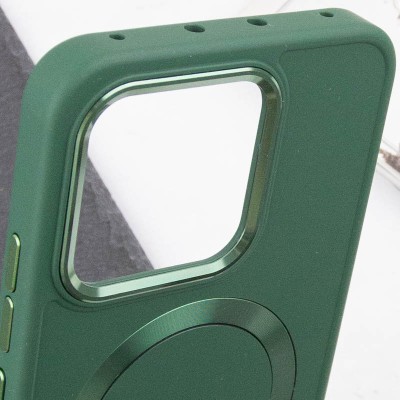 TPU чохол Bonbon Metal Style with MagSafe для Xiaomi 13 Зелений / Army Green TPU чохол Bonbon Metal Style with MagSafe для Xiaomi 13 Зелений / Army Green