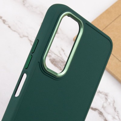 TPU чохол Bonbon Metal Style для Samsung Galaxy A13 4G Зелений / Army green TPU чохол Bonbon Metal Style для Samsung Galaxy A13 4G Зелений / Army green