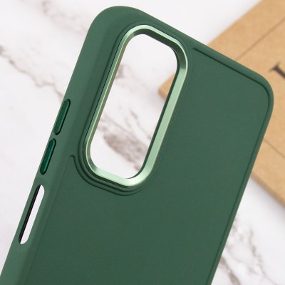 TPU чохол Bonbon Metal Style для Samsung Galaxy A13 4G Зелений / Pine green TPU чохол Bonbon Metal Style для Samsung Galaxy A13 4G Зелений / Pine green
