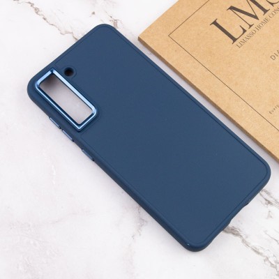 TPU чохол Bonbon Metal Style для Samsung Galaxy S23 Синій / Cosmos blue TPU чохол Bonbon Metal Style для Samsung Galaxy S23 Синій / Cosmos blue