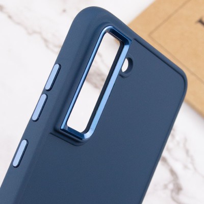 TPU чохол Bonbon Metal Style для Samsung Galaxy S23 Синій / Cosmos blue TPU чохол Bonbon Metal Style для Samsung Galaxy S23 Синій / Cosmos blue