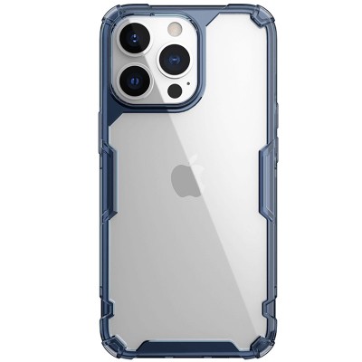 TPU чохол Nillkin Nature Pro Series для Apple iPhone 15 Pro Max (6.7") Синій (прозорий) TPU чохол Nillkin Nature Pro Series для Apple iPhone 15 Pro Max (6.7") Синій (прозорий)