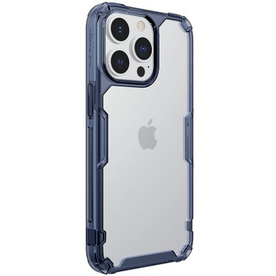 TPU чохол Nillkin Nature Pro Series для Apple iPhone 15 Pro Max (6.7") Синій (прозорий) TPU чохол Nillkin Nature Pro Series для Apple iPhone 15 Pro Max (6.7") Синій (прозорий)