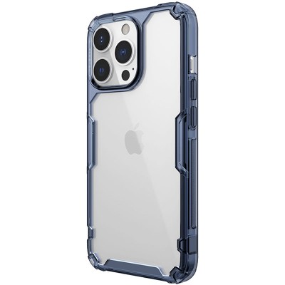 TPU чохол Nillkin Nature Pro Series для Apple iPhone 15 Pro Max (6.7") Синій (прозорий) TPU чохол Nillkin Nature Pro Series для Apple iPhone 15 Pro Max (6.7") Синій (прозорий)