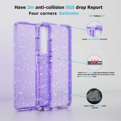 TPU чохол Nova для Samsung Galaxy A24 4G Purple TPU чохол Nova для Samsung Galaxy A24 4G Purple