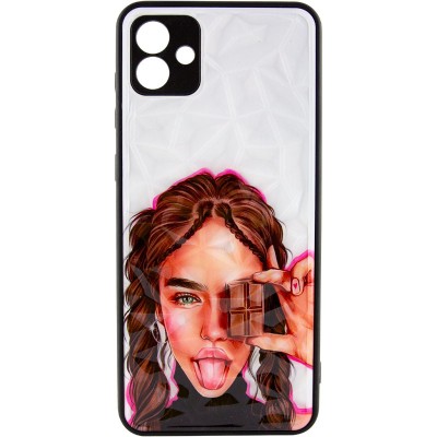 TPU+PC чохол Prisma Ladies для Samsung Galaxy A04 Chocolate