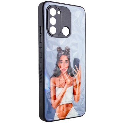 TPU+PC чохол Prisma Ladies для TECNO Spark 8C Black in White TPU+PC чохол Prisma Ladies для TECNO Spark 8C Black in White