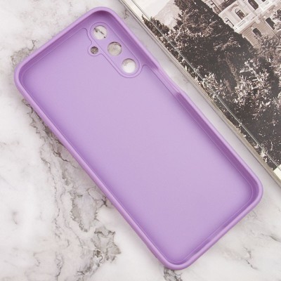 Силіконовий чохол Candy Full Camera для Samsung Galaxy A34 5G Бузковий / Dasheen Силіконовий чохол Candy Full Camera для Samsung Galaxy A34 5G Бузковий / Dasheen