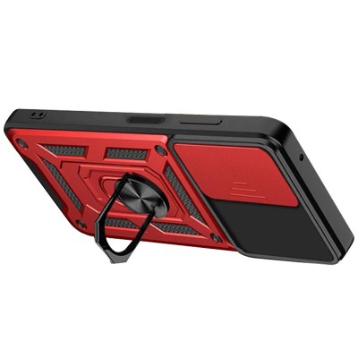 Ударостійкий чохол Camshield Serge Ring для Xiaomi Redmi 13 4G / Poco M6 4G Червоний Ударостійкий чохол Camshield Serge Ring для Xiaomi Redmi 13 4G / Poco M6 4G Червоний