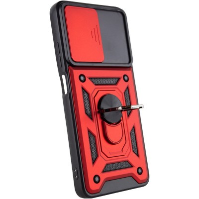Ударостійкий чохол Camshield Serge Ring для Xiaomi Redmi 13 4G / Poco M6 4G Червоний Ударостійкий чохол Camshield Serge Ring для Xiaomi Redmi 13 4G / Poco M6 4G Червоний