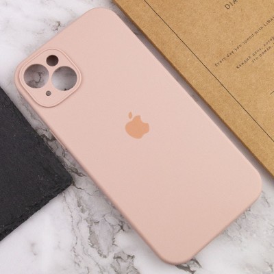 Чохол Silicone Case Full Camera Protective (AA) для Apple iPhone 14 (6.1") Рожевий / Pink Sand Чохол Silicone Case Full Camera Protective (AA) для Apple iPhone 14 (6.1") Рожевий / Pink Sand