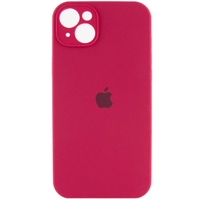 Чохол Silicone Case Full Camera Protective (AA) для Apple iPhone 14 (6.1") Червоний / Rose Red Чохол Silicone Case Full Camera Protective (AA) для Apple iPhone 14 (6.1") Червоний / Rose Red