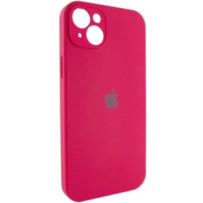 Чохол Silicone Case Full Camera Protective (AA) для Apple iPhone 14 (6.1") Червоний / Rose Red Чохол Silicone Case Full Camera Protective (AA) для Apple iPhone 14 (6.1") Червоний / Rose Red