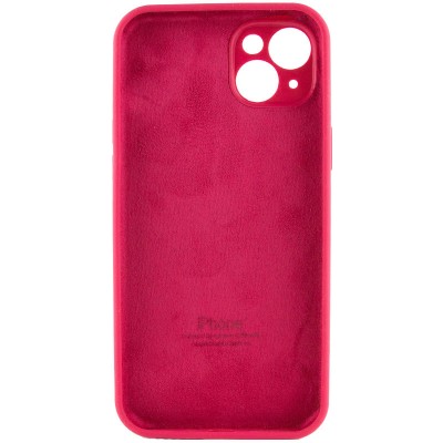 Чохол Silicone Case Full Camera Protective (AA) для Apple iPhone 14 (6.1") Червоний / Rose Red Чохол Silicone Case Full Camera Protective (AA) для Apple iPhone 14 (6.1") Червоний / Rose Red