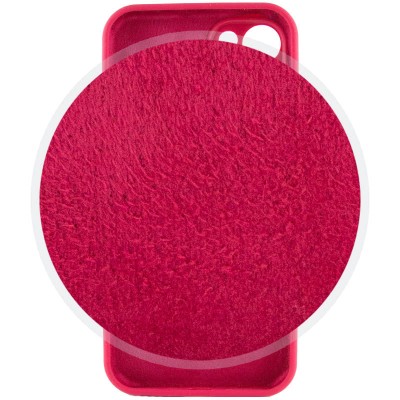 Чохол Silicone Case Full Camera Protective (AA) для Apple iPhone 14 (6.1") Червоний / Rose Red Чохол Silicone Case Full Camera Protective (AA) для Apple iPhone 14 (6.1") Червоний / Rose Red