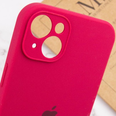 Чохол Silicone Case Full Camera Protective (AA) для Apple iPhone 14 (6.1") Червоний / Rose Red Чохол Silicone Case Full Camera Protective (AA) для Apple iPhone 14 (6.1") Червоний / Rose Red