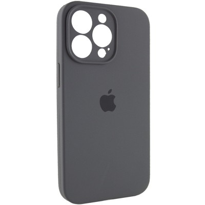 Чохол Silicone Case Full Camera Protective (AA) для Apple iPhone 14 Pro Max (6.7") Сірий / Dark Gray Чохол Silicone Case Full Camera Protective (AA) для Apple iPhone 14 Pro Max (6.7") Сірий / Dark Gray