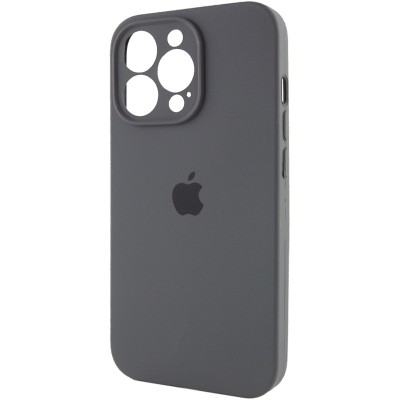 Чохол Silicone Case Full Camera Protective (AA) для Apple iPhone 14 Pro Max (6.7") Сірий / Dark Gray Чохол Silicone Case Full Camera Protective (AA) для Apple iPhone 14 Pro Max (6.7") Сірий / Dark Gray