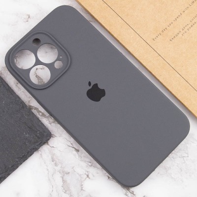 Чохол Silicone Case Full Camera Protective (AA) для Apple iPhone 14 Pro Max (6.7") Сірий / Dark Gray Чохол Silicone Case Full Camera Protective (AA) для Apple iPhone 14 Pro Max (6.7") Сірий / Dark Gray
