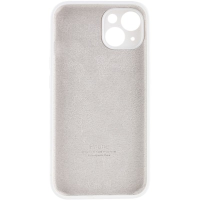Чохол Silicone Case Full Camera Protective (AA) для Apple iPhone 15 (6.1") Білий / White Чохол Silicone Case Full Camera Protective (AA) для Apple iPhone 15 (6.1") Білий / White
