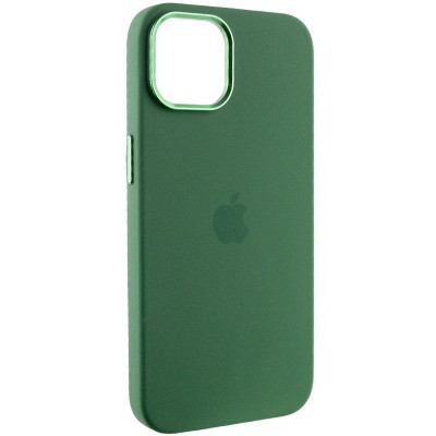 Чохол Silicone Case Metal Buttons (AA) для Apple iPhone 14 (6.1") Зелений / Clover Чохол Silicone Case Metal Buttons (AA) для Apple iPhone 14 (6.1") Зелений / Clover