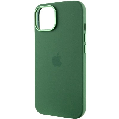 Чохол Silicone Case Metal Buttons (AA) для Apple iPhone 14 (6.1") Зелений / Clover Чохол Silicone Case Metal Buttons (AA) для Apple iPhone 14 (6.1") Зелений / Clover