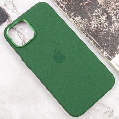 Чохол Silicone Case Metal Buttons (AA) для Apple iPhone 14 (6.1") Зелений / Clover Чохол Silicone Case Metal Buttons (AA) для Apple iPhone 14 (6.1") Зелений / Clover