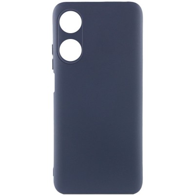 Чохол Silicone Cover Lakshmi Full Camera (A) для Oppo A38 / A18 Синій / Midnight Blue