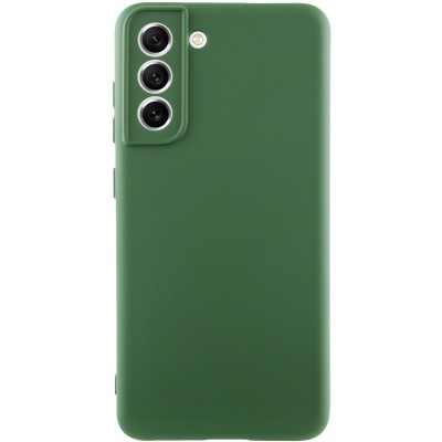 Чохол Silicone Cover Lakshmi Full Camera (A) для Samsung Galaxy S21 FE Зелений / Dark green Чохол Silicone Cover Lakshmi Full Camera (A) для Samsung Galaxy S21 FE Зелений / Dark green