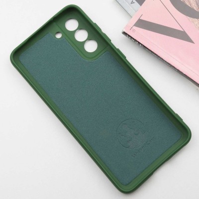 Чохол Silicone Cover Lakshmi Full Camera (A) для Samsung Galaxy S21 FE Зелений / Dark green Чохол Silicone Cover Lakshmi Full Camera (A) для Samsung Galaxy S21 FE Зелений / Dark green