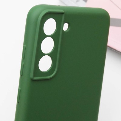 Чохол Silicone Cover Lakshmi Full Camera (A) для Samsung Galaxy S21 FE Зелений / Dark green Чохол Silicone Cover Lakshmi Full Camera (A) для Samsung Galaxy S21 FE Зелений / Dark green