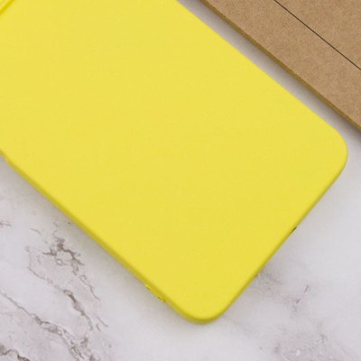 Чохол Silicone Cover Lakshmi Full Camera (A) для Xiaomi Redmi Note 12S Жовтий / Flash