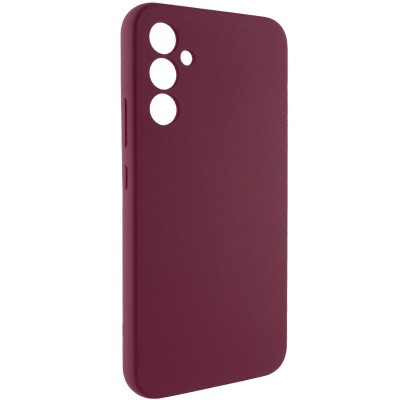 Чохол Silicone Cover Lakshmi Full Camera (AAA) для Samsung Galaxy A34 5G Бордовий / Plum