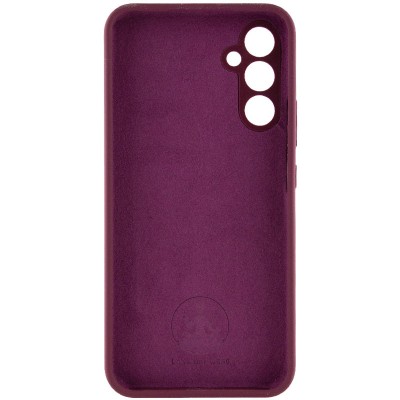 Чохол Silicone Cover Lakshmi Full Camera (AAA) для Samsung Galaxy A34 5G Бордовий / Plum
