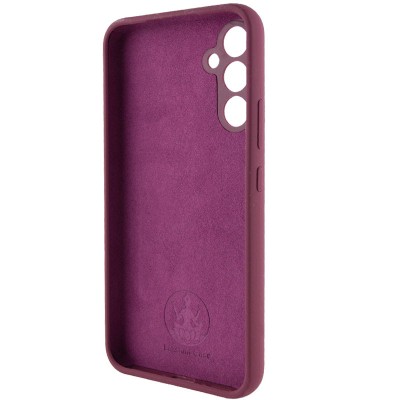 Чохол Silicone Cover Lakshmi Full Camera (AAA) для Samsung Galaxy A34 5G Бордовий / Plum