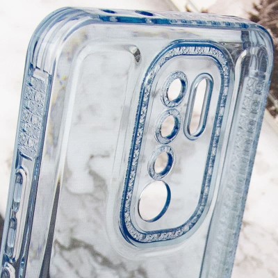 Чохол TPU Starfall Clear для Xiaomi Redmi 9 Блакитний Чохол TPU Starfall Clear для Xiaomi Redmi 9 Блакитний