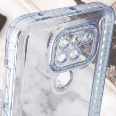 Чохол TPU Starfall Clear для Xiaomi Redmi Note 9 / Redmi 10X Блакитний Чохол TPU Starfall Clear для Xiaomi Redmi Note 9 / Redmi 10X Блакитний